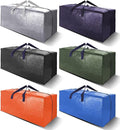 Heavy Duty Extra Large Moving Bags W/Backpack Straps - Strong Handles & Zippers, Storage Totes For Space Saving, Fold Flat, Alternative to Box and Bin (Set of 6, Multicolor)