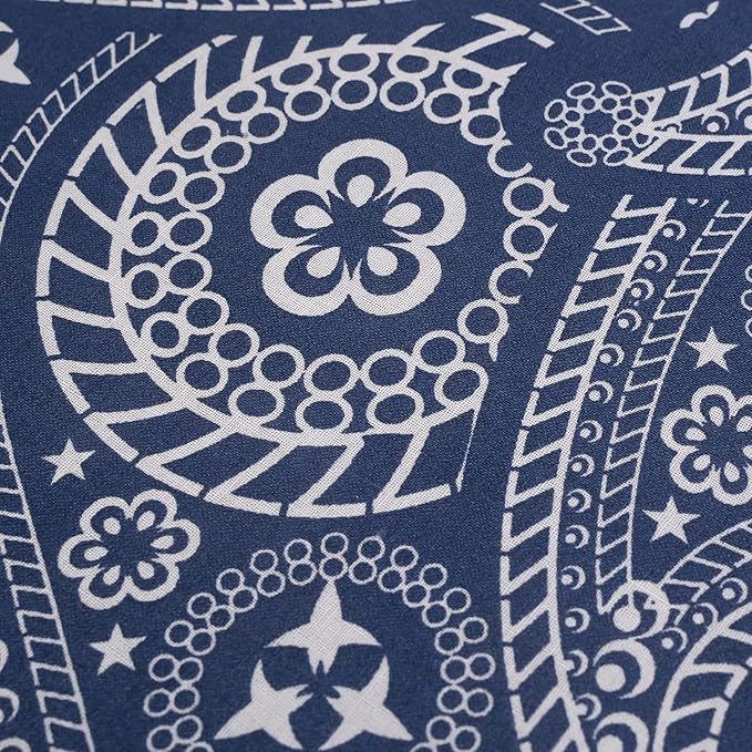 Westex Floral Paisley Heavy Duty Ironing Board Cover and Pad, Thick 3-Layer Stain Resistant Padding, Elasticized Skirt, Click-to-Close Fastener, 15 x 54 Inch (Board NOT Included, Cover ONLY)