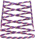 Premium Round Wave Shape Non Slip Heavy Duty Shoe Laces for Hiking Shoes, Boots and Sneakers