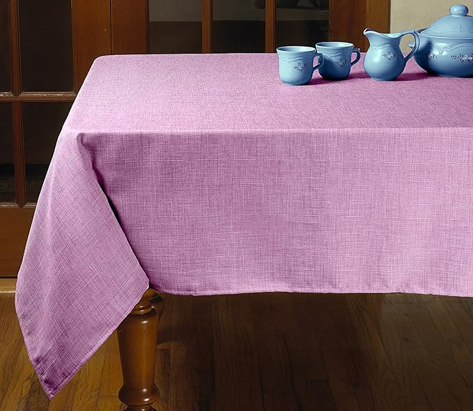 Euro Linen Vintage Design Tablecloth - 60" x 120" - in Lavender
