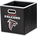 Franklin Sports NFL Storage Bins - Collapsible Cube Container + Basket - NFL Office, Bedroom + Living Room - 11"x11"