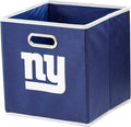 Franklin Sports NFL Storage Bins - Collapsible Cube Container + Basket - NFL Office, Bedroom + Living Room - 11"x11"