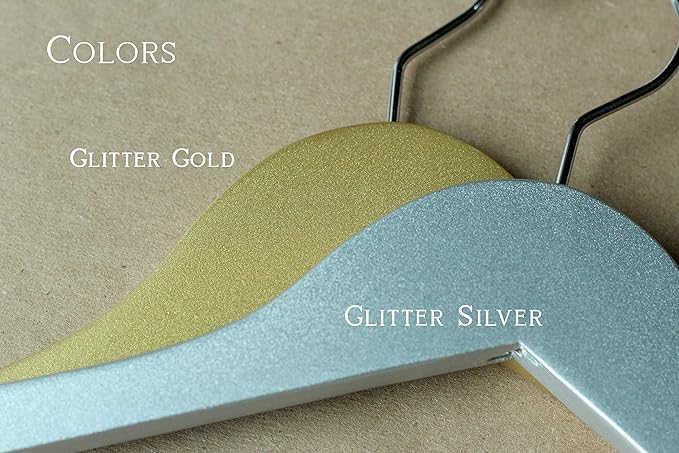 Glitter Gold, Silver Bridal Hanger, Personalized Bride Mrs Hanger