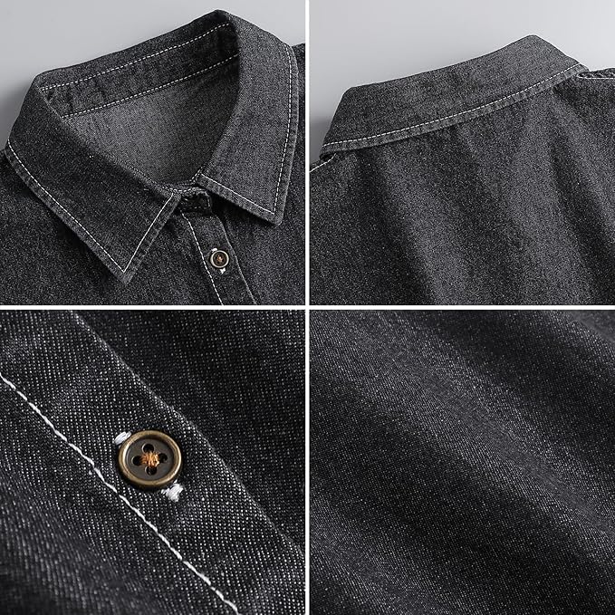 Eforcase Fake Collar Detachable Dickey Collar for Women Denim Fake Collar False Shirt Collar Dickey Collars Faux Collar