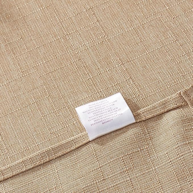 Euro Linen Vintage Design Tablecloth - 68" x 108" - in Oatmeal