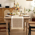 Table Runners 138 Inches,Waterproof Boho Table Runner with Tassel Fringe,Table Runner for Party Coffee Table