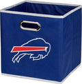 Franklin Sports NFL Storage Bins - Collapsible Cube Container + Basket - NFL Office, Bedroom + Living Room - 11"x11"