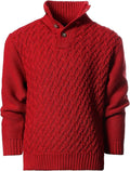 Gioberti Kids and Boys Mock Neck Pullover Knitted Sweater