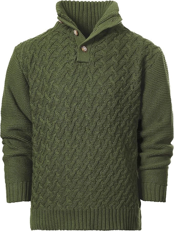 Gioberti Kids and Boys Mock Neck Pullover Knitted Sweater