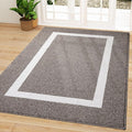 OLANLY Indoor Door Mat, 59x35, Non-Slip Absorbent Resist Dirt Entrance Mat, Washable Low-Profile Inside Entry Doormats for Entryway, Brown