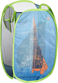 Idea Nuova Pixar Lightyear Pop Up Hamper with Durable Carry Handles, 21'' H x 13.5'' W X 13.5'' L