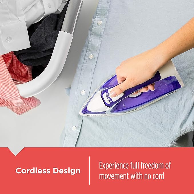 BLACK+DECKER ICL500 Light ‘N Go Cordless Iron, Purple