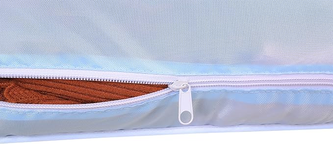 Oxford Fabric Space Saving Door-Hanging Laundry Hamper Bag + 2 Stainless Steel Hooks + 2 Strong Suction Cups for Bedroom, Nursery, Dorm or Closet (Light Blue)