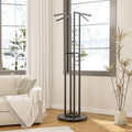 360° Rotating Clothing Rack, Heavy Duty Metal Garment Rack with 4 Adjustable Arms, Freestanding Commercial Grade Clothes Rack for Hanging Clothes, Space Saving Organizer for Bedroom, Retail Store