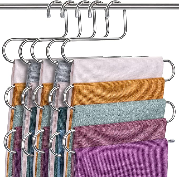 Mr. Pen- Pants Hangers - Space Saving, 5 Pack, Jeans Hangers