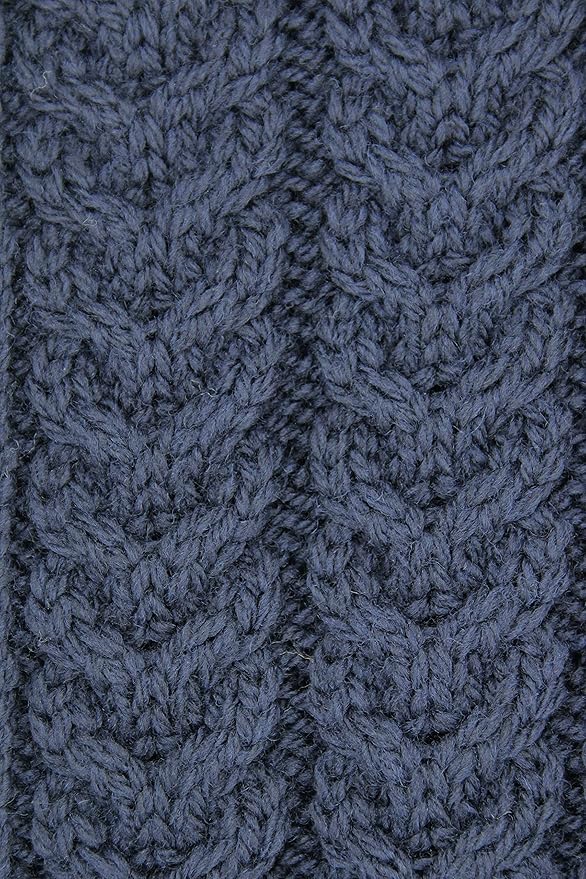 Aran Crafts Unisex Irish Cable Knitted Soft Roll Neck Sweater (100% Merino Wool)