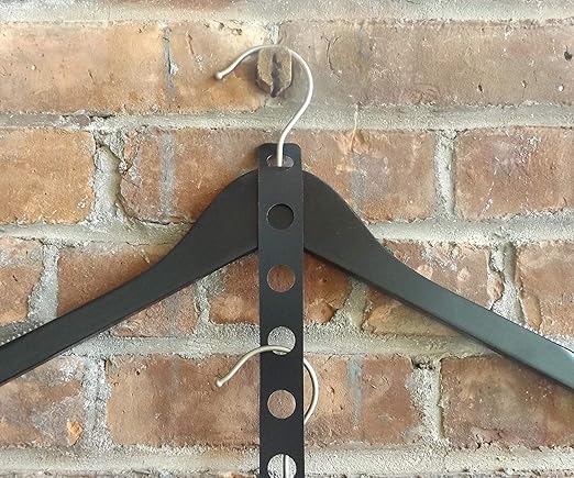 NAHANCO BPB16/25 Plastic Coordinate Display Hanger Strip, Black (Pack of 25), 15 3/4 inches