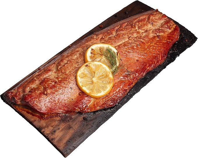 Camerons Alder Grilling Planks - 2 Pack (5.5"x11.5") - Premium Natural Alder Wood - Easily Infuse Smoky Flavor into BBQ Salmon, Fish, Pork, Veggies, and More - Sourced in the USA - Grilling Gift Idea