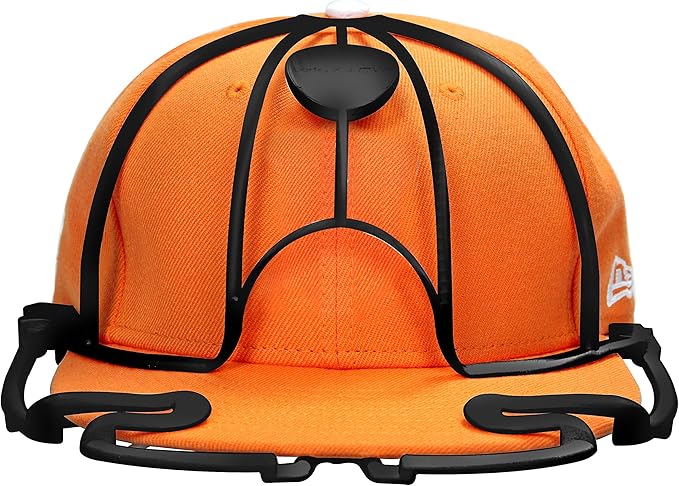 Perfect Curve Cap Washer - Hat and Visor Cleaning Rack. for Hats with Flat and Curved Brims. Made in USA.
