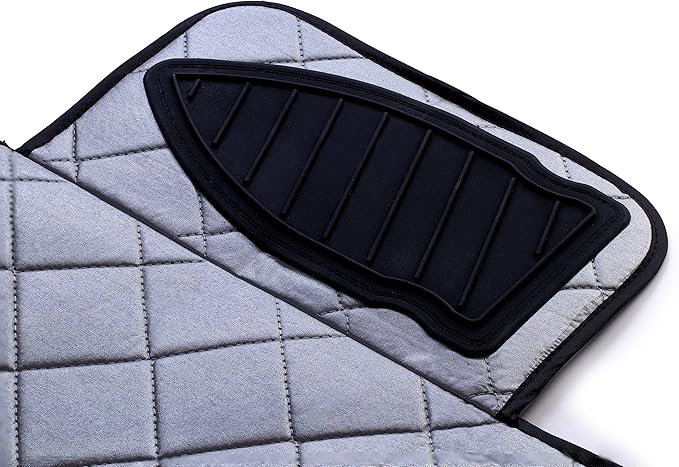 Handy Laundry Magnetic Ironing Mat, Change Any Flat Surface into an Ironing Board, Silicone Slip Resistant Iron Rest to Safely Place Your Hot Iron, Easy to Take Along When Traveling, (19 x 28 Inches)