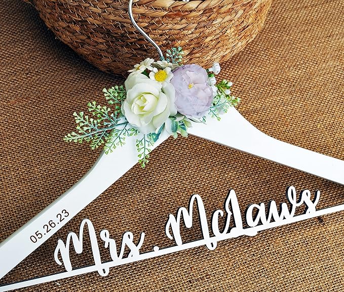 Personalized Bride Hanger, Wedding, Lady, Custom, Honor Maid, Bridesmaid, Doctor, Graduation Dress