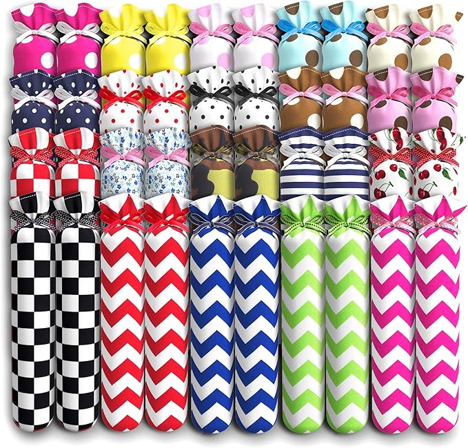 Boot Shaper Stands for Closet Organization - Keeps Them Shaped Properly - Many Patterns to Choose from - 1 Pair (Blue Chevron)